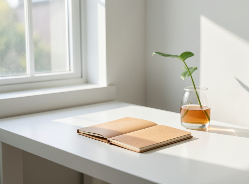 Không gian học tập tối giản giúp tập trung tư duy