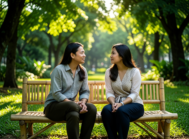 Giao tiếp thấu cảm trong không gian xanh