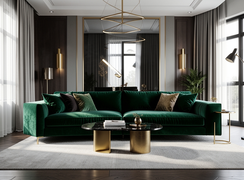 Không gian sống thịnh vượng với màu sắc phong thủy