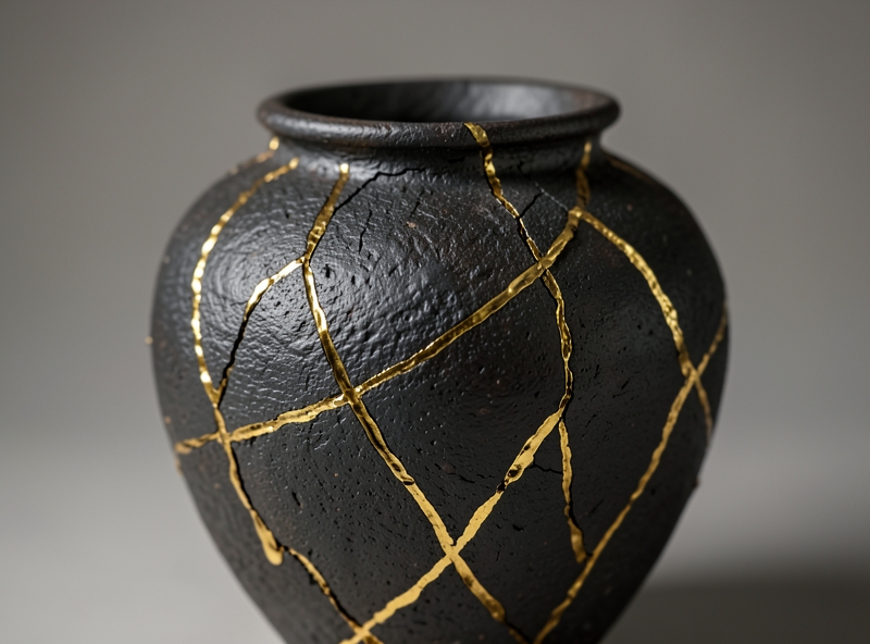 Nghệ thuật Kintsugi đại diện cho sự phục hồi tâm lý sau rạn nứt