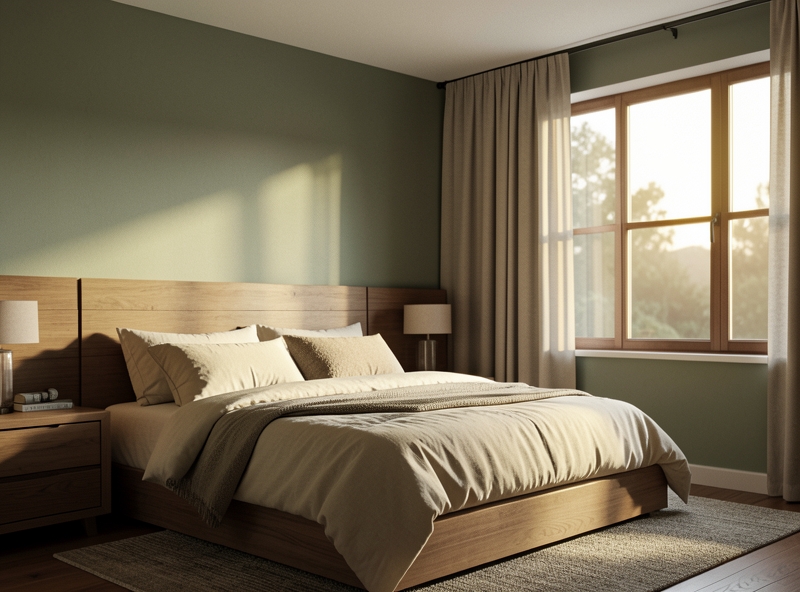 Sự cân bằng màu sắc trong phong thủy phòng ngủ