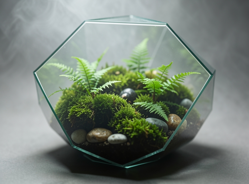 Thiết kế Terrarium: Hệ sinh thái thu nhỏ trong bình thủy tinh