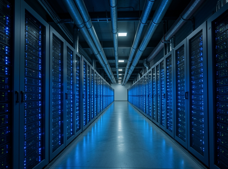 Hệ thống máy chủ tại trung tâm dữ liệu
