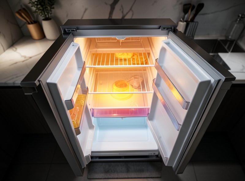 Bản đồ nhiệt độ bên trong tủ lạnh hiện đại