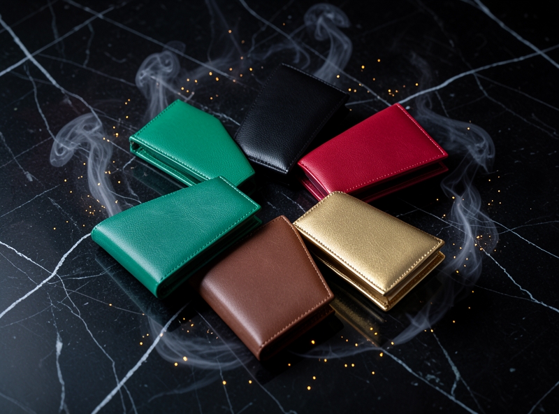 Couleurs de portefeuille selon le Feng Shui des Cinq Éléments