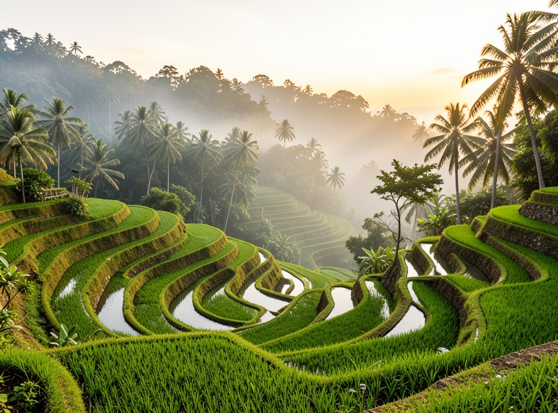 Cánh đồng lúa bậc thang Tegallalang tại Ubud
