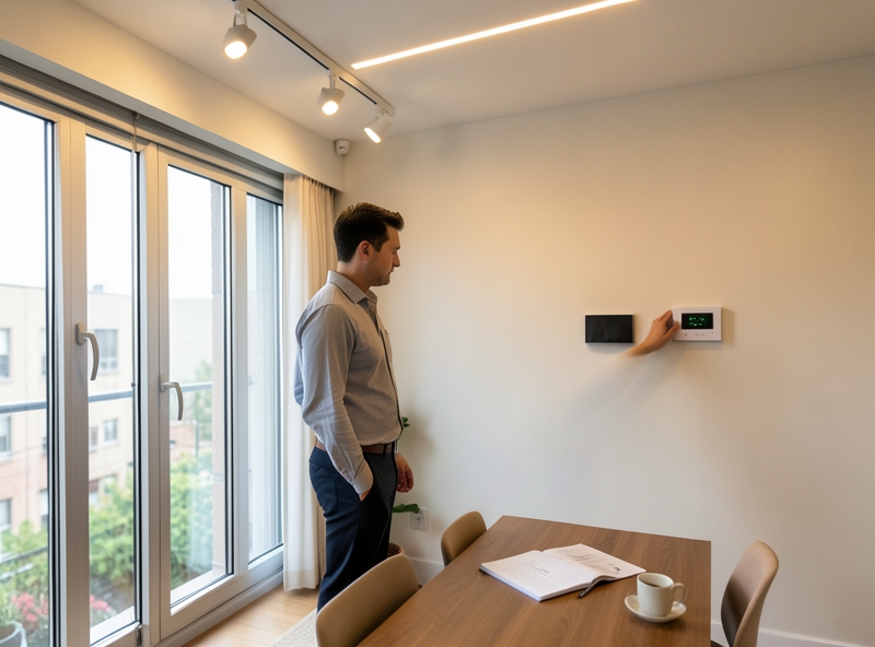 Không gian làm việc tối ưu ánh sáng và thiết bị điện