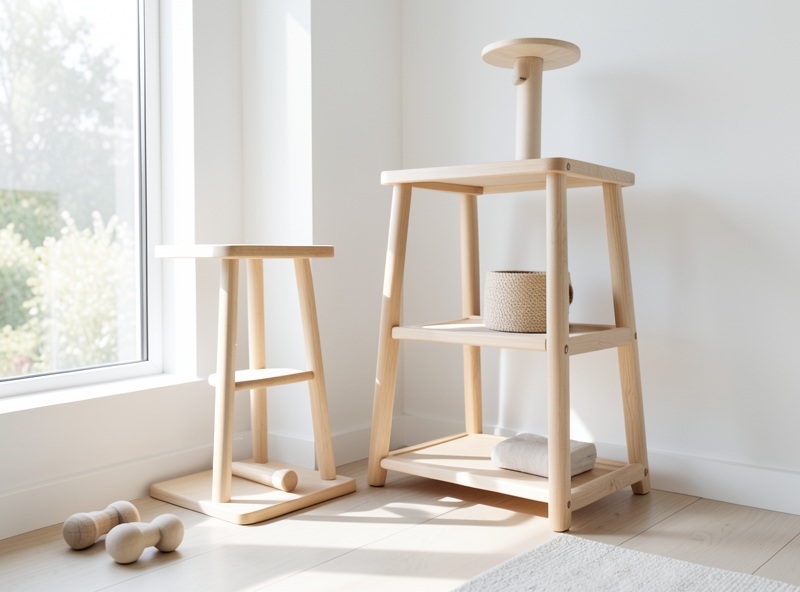 Minimalistischer und lichtdurchfluteter Lebensraum für Haustiere