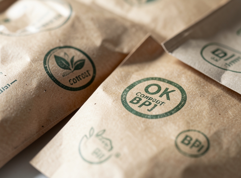 Các ký hiệu chứng nhận phân hủy sinh học trên bao bì