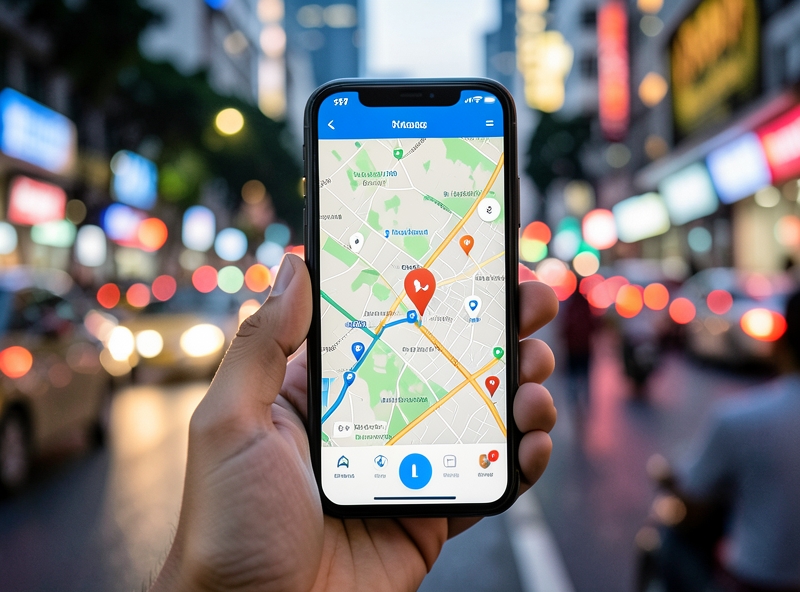 Giao diện ứng dụng đặt xe hiện đại trên điện thoại