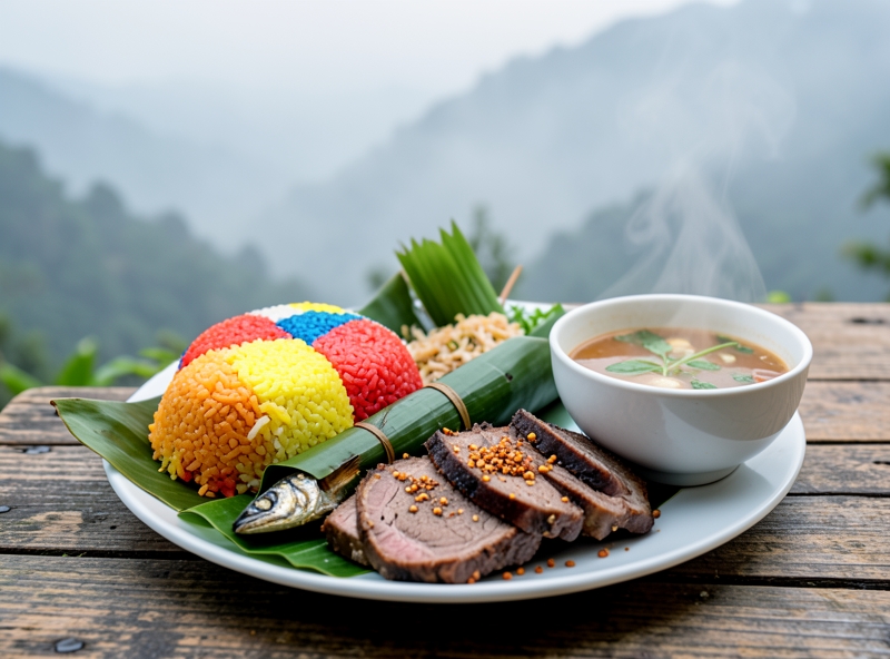 Mâm thực phẩm đặc trưng vùng Tây Bắc