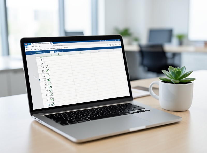 Giao diện bảng tính chuẩn hóa với Checkboxes