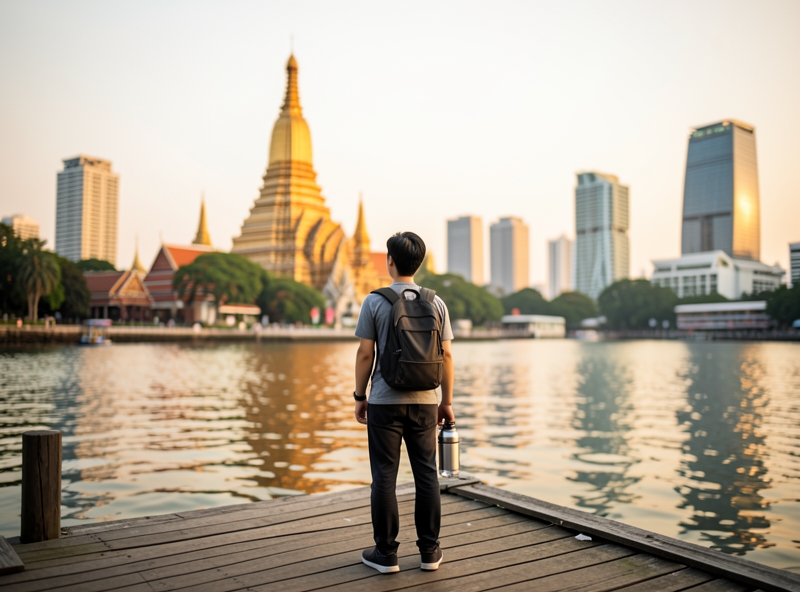 Khách du lịch đơn độc tại Bangkok
