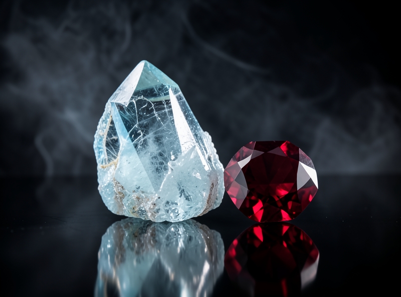 La combinaison énergétique entre l'Aigue-marine et le Rubis