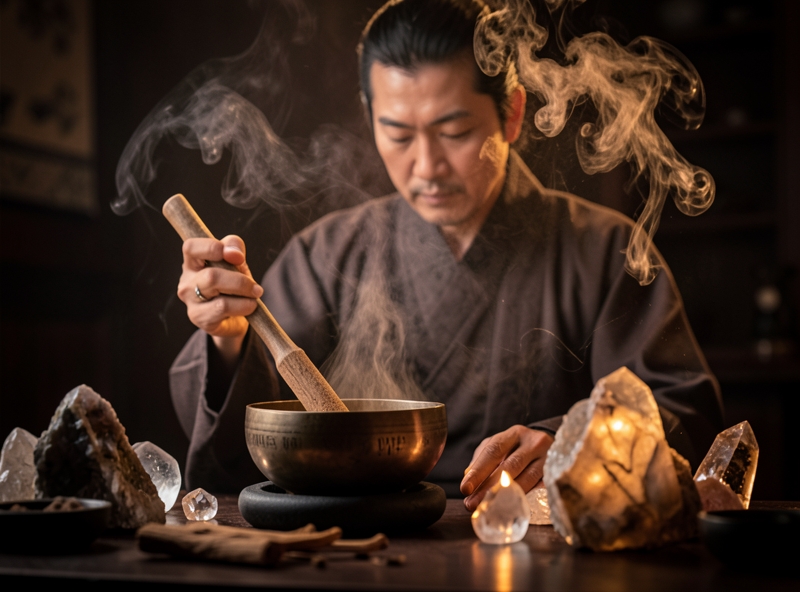 Nghi thức thanh tẩy vật phẩm phong thủy