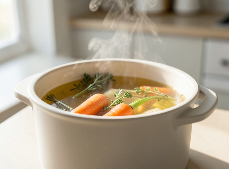 Nấu chậm giúp bảo tồn dưỡng chất trong nước dùng