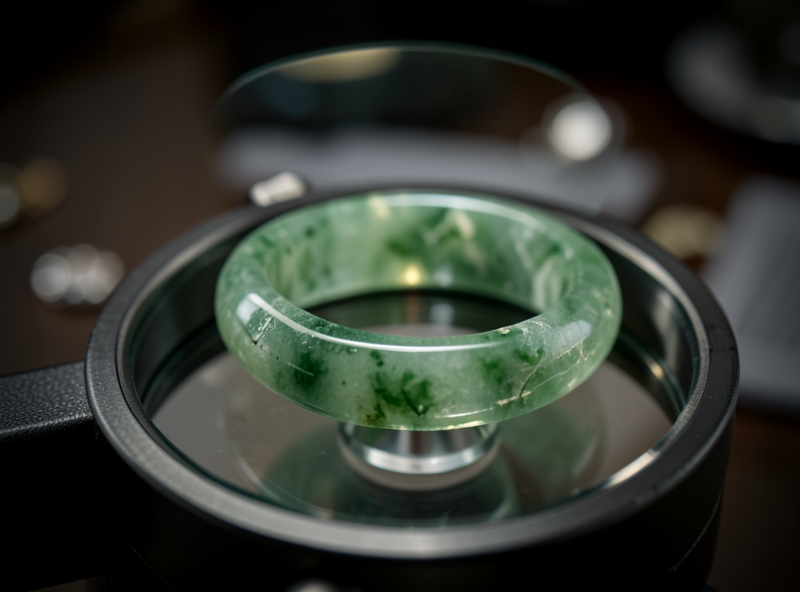 Kiểm tra cấu trúc bên trong của ngọc phong thủy