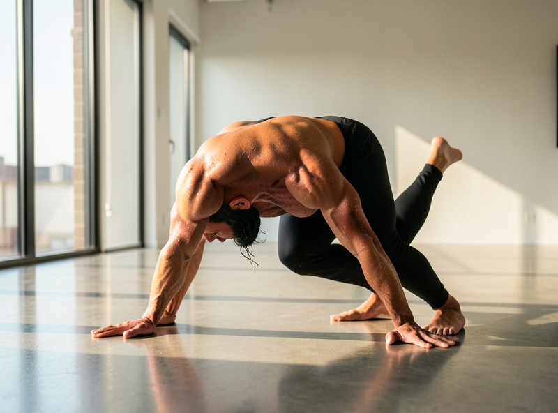 Tư thế Beast Reach trong Animal Flow giúp giải phóng cơ khớp